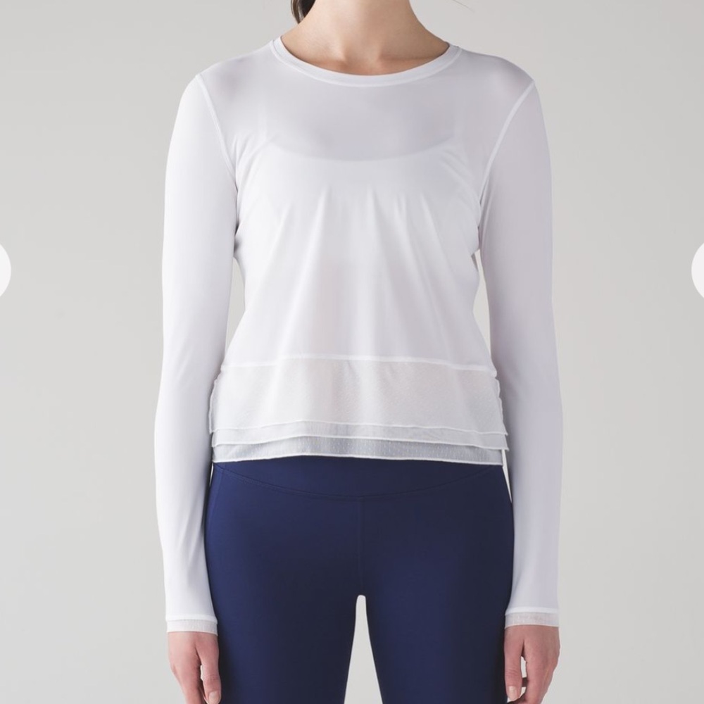 Lululemon Sole Training Long Sleeve White 8